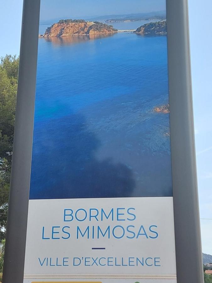 T2-Clim-Fibre-Garage 2,30 X 4,95 X 1,90 A La Faviere Daire Bormes-les-Mimosas Dış mekan fotoğraf